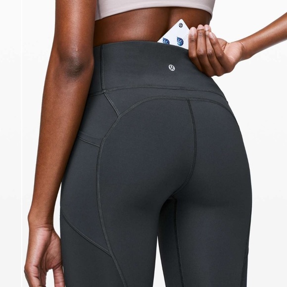 Lululemon All The Right Places Crop II *23" Grey Pants Size 10 - Picture 2 of 12